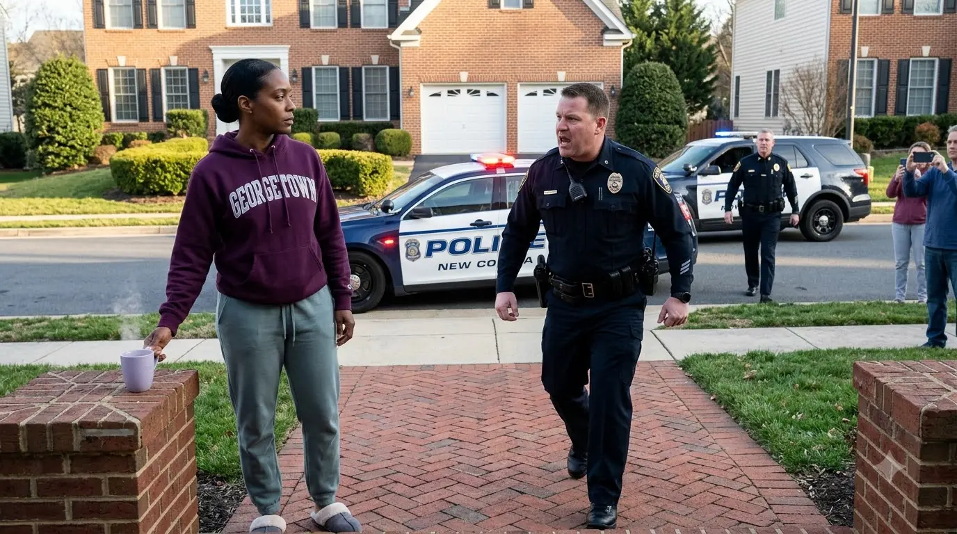 Officer Demanded ID From a Woman on Her Own Porch — Then His Captain Recognized the U.S. Attorney