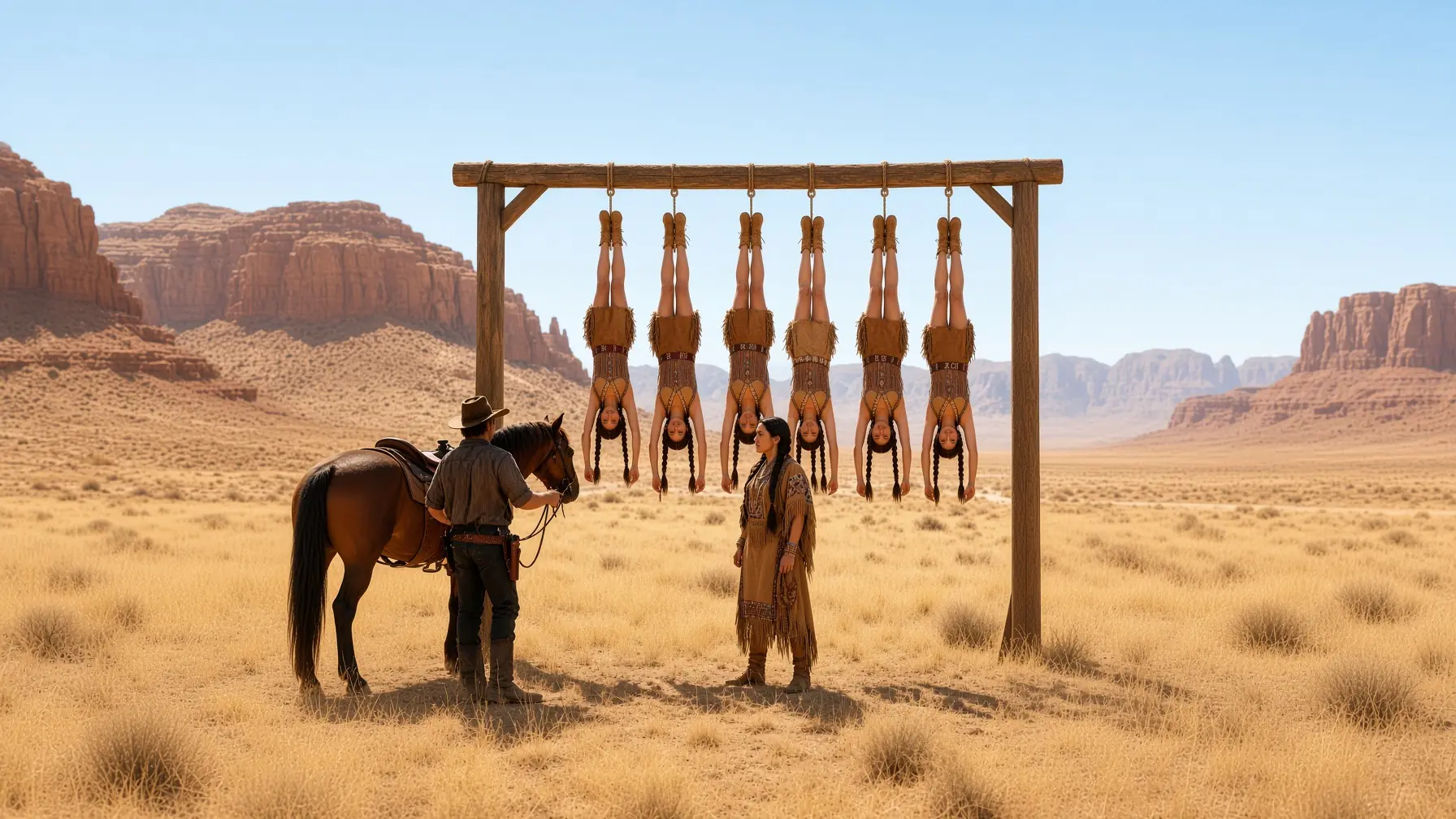 The Cowboy Saved Six Apache Girls — Never Knowing They Would Change His Life Forever