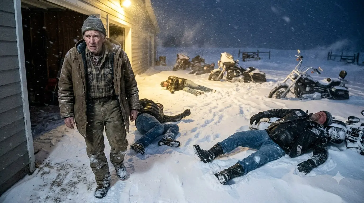 80-Year-Old Farmer Dragged 19 Hells Angels Into His Barn — Then One of Them Saw the Foreclosure Notice
