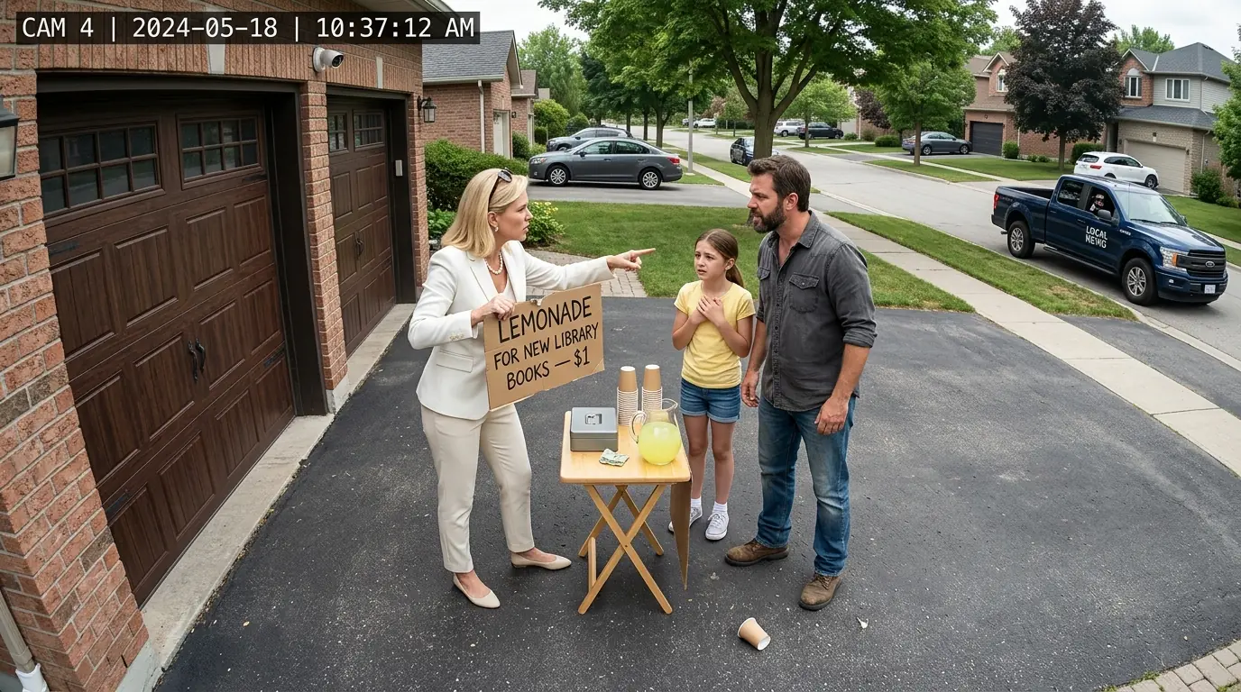 HOA Karen Bullied My Daughter Over a Lemonade Stand — Then the News Cameras Arrived
