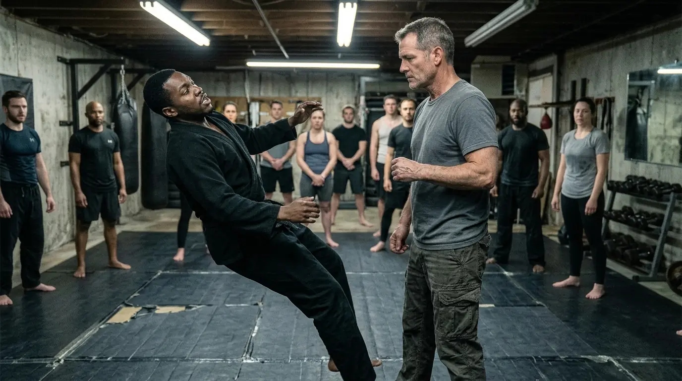 The Black Belt Shoved the Older Instructor Too Far — Then the Entire Gym Went Silent