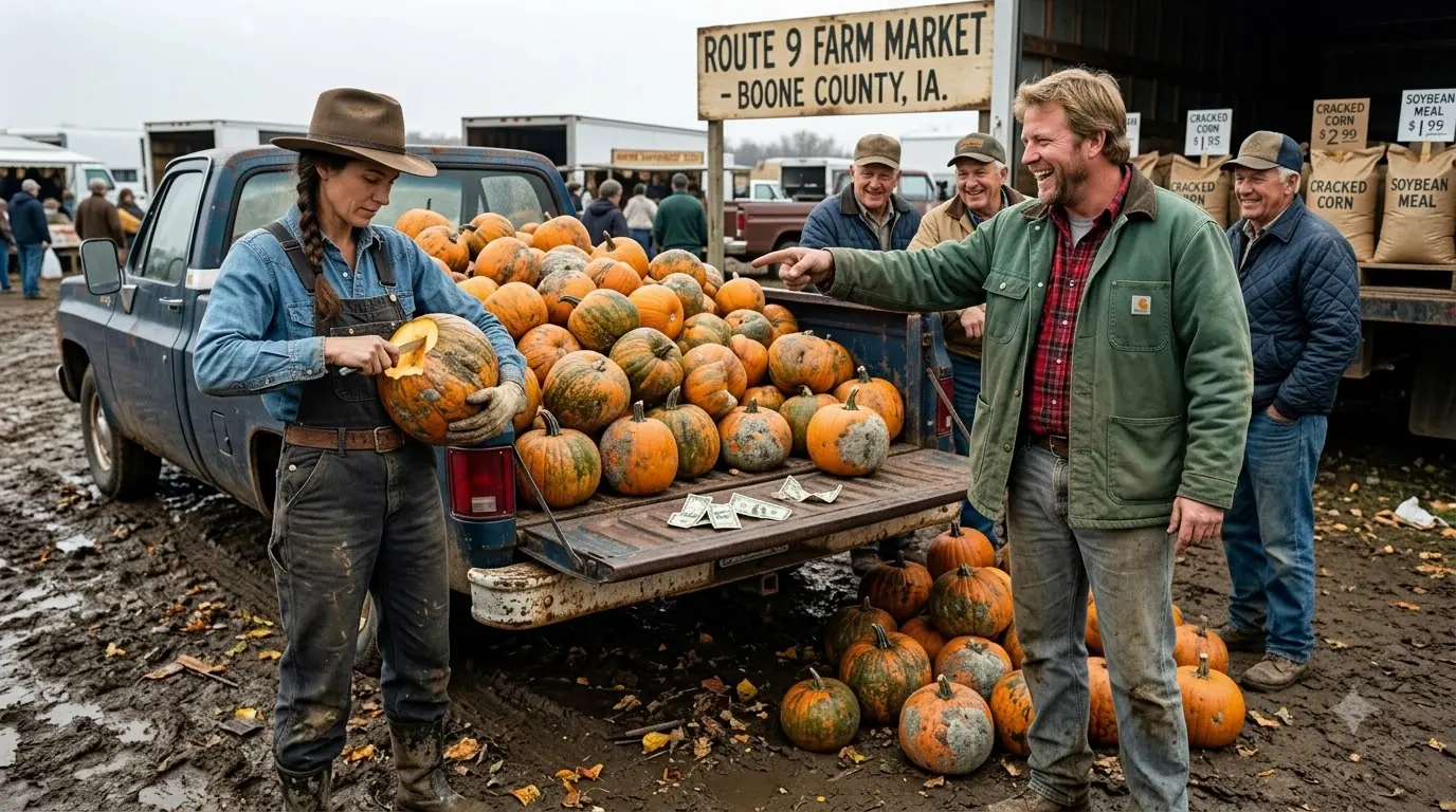 A Farm Woman Bought 600 Mold-Spotted Pumpkins for $90 — Then All 43 of Her Pigs Survived the Costliest Winter in Six Years