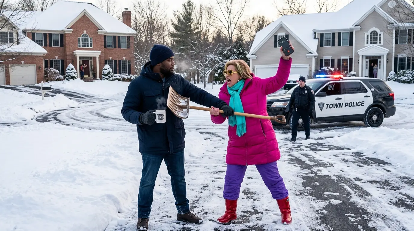 The HOA President Screamed at Him in the Snow — Then the Police Found Something She Couldn’t Explain