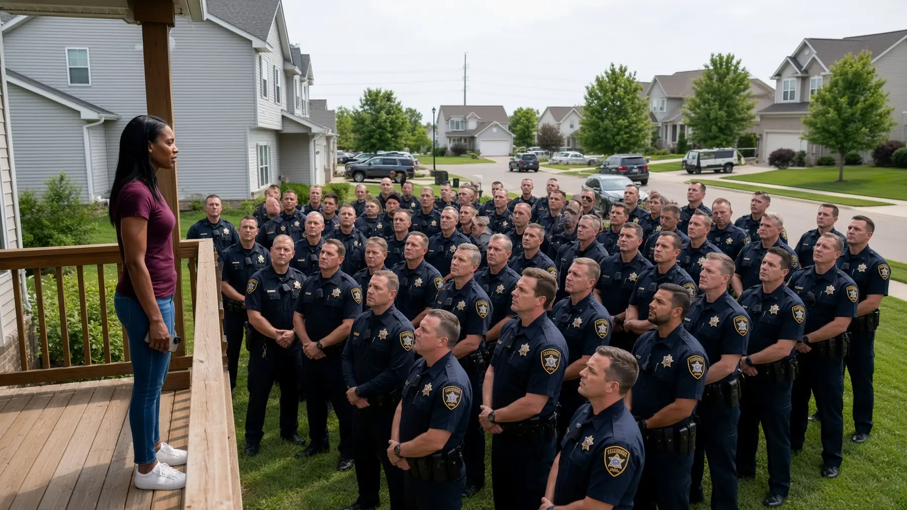 30 Cops Target Black Woman's Home—Her Call To The Pentagon Destroyed Them All