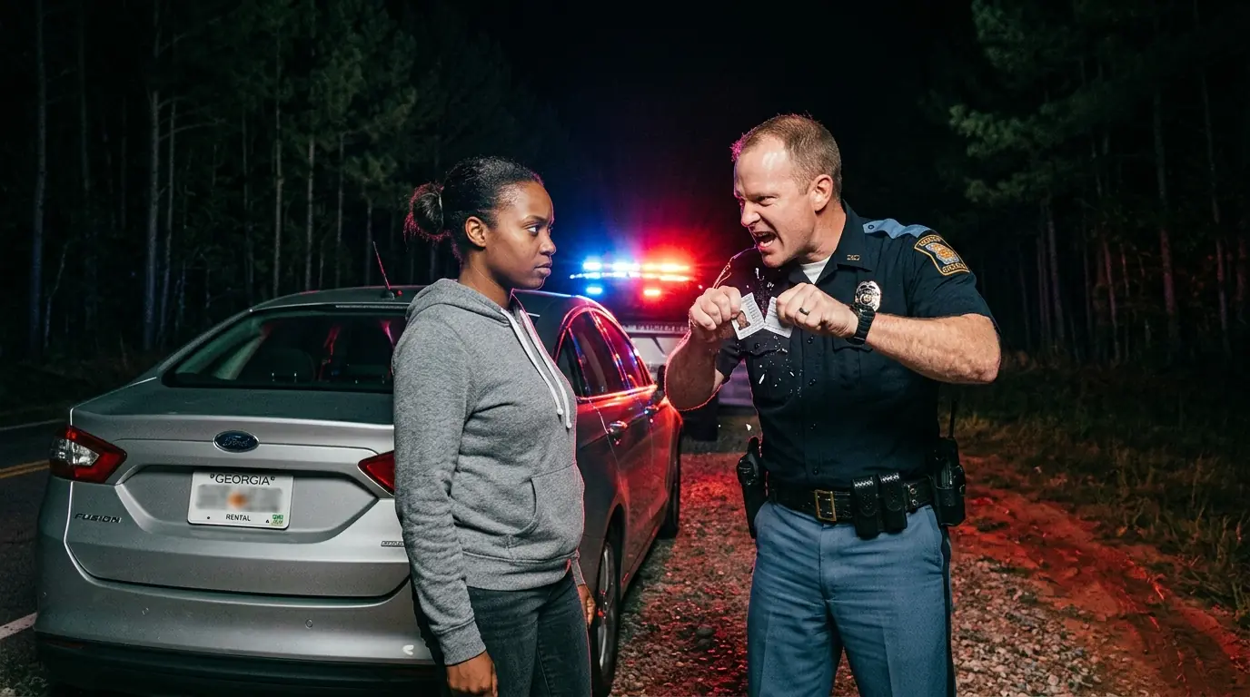 The Officer Tore Up the Black Woman’s ID — Then Forced Her Against the Car