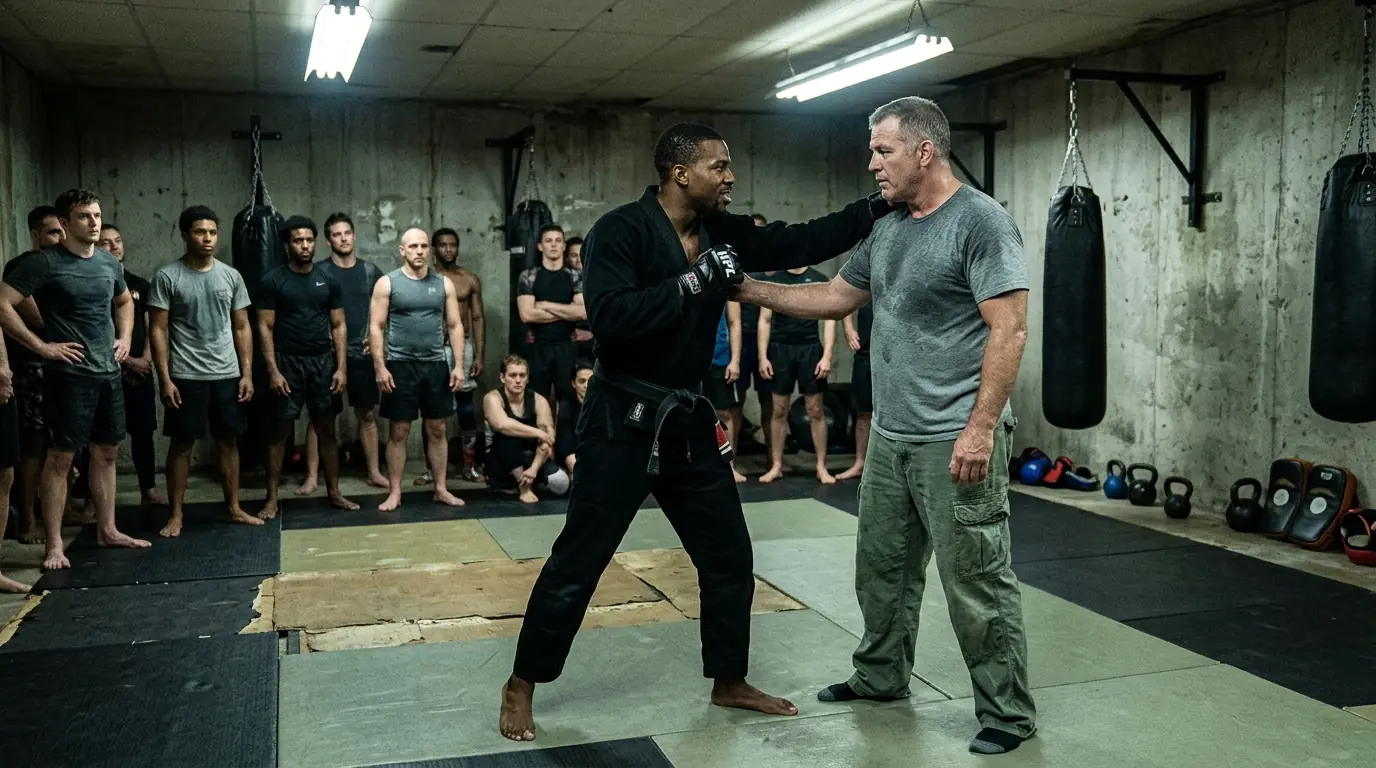 The Black Belt Tried to Humiliate the Older Instructor — Then the Whole Gym Froze