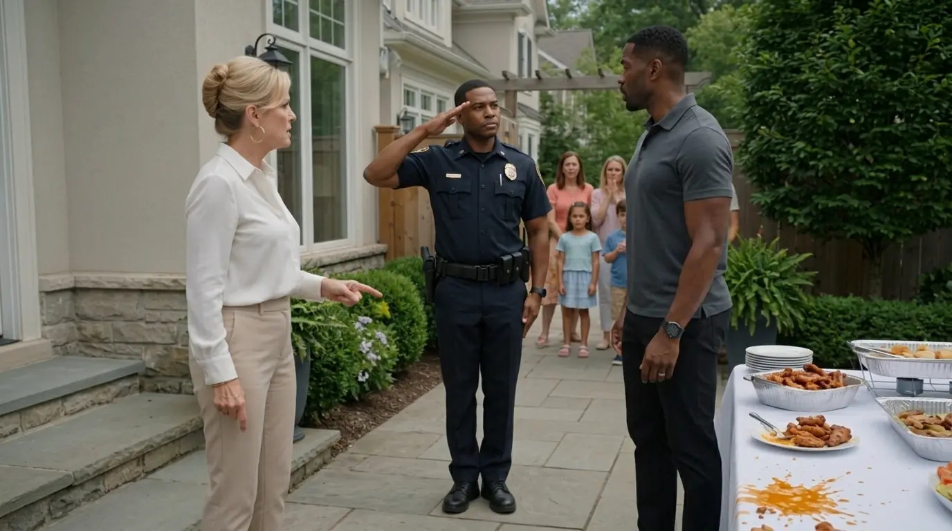 HOA President Smashed a Black Man’s Memorial Lunch With a Baseball Bat — Then the Responding Officer Looked at Him and Saluted