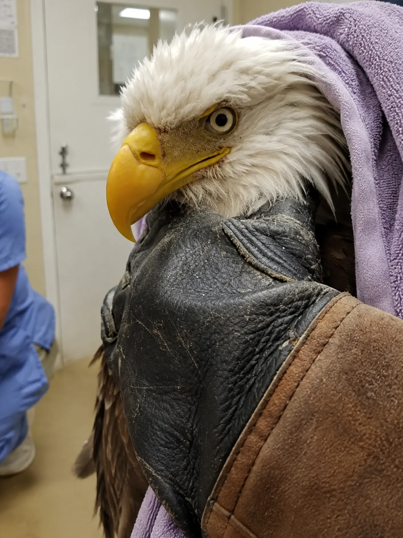 Bald Eagle Pulled From Cape Coral Canal Appeared Healthy at First — X-Rays Revealed a Fracture Hidden Deep in Its Shoulder
