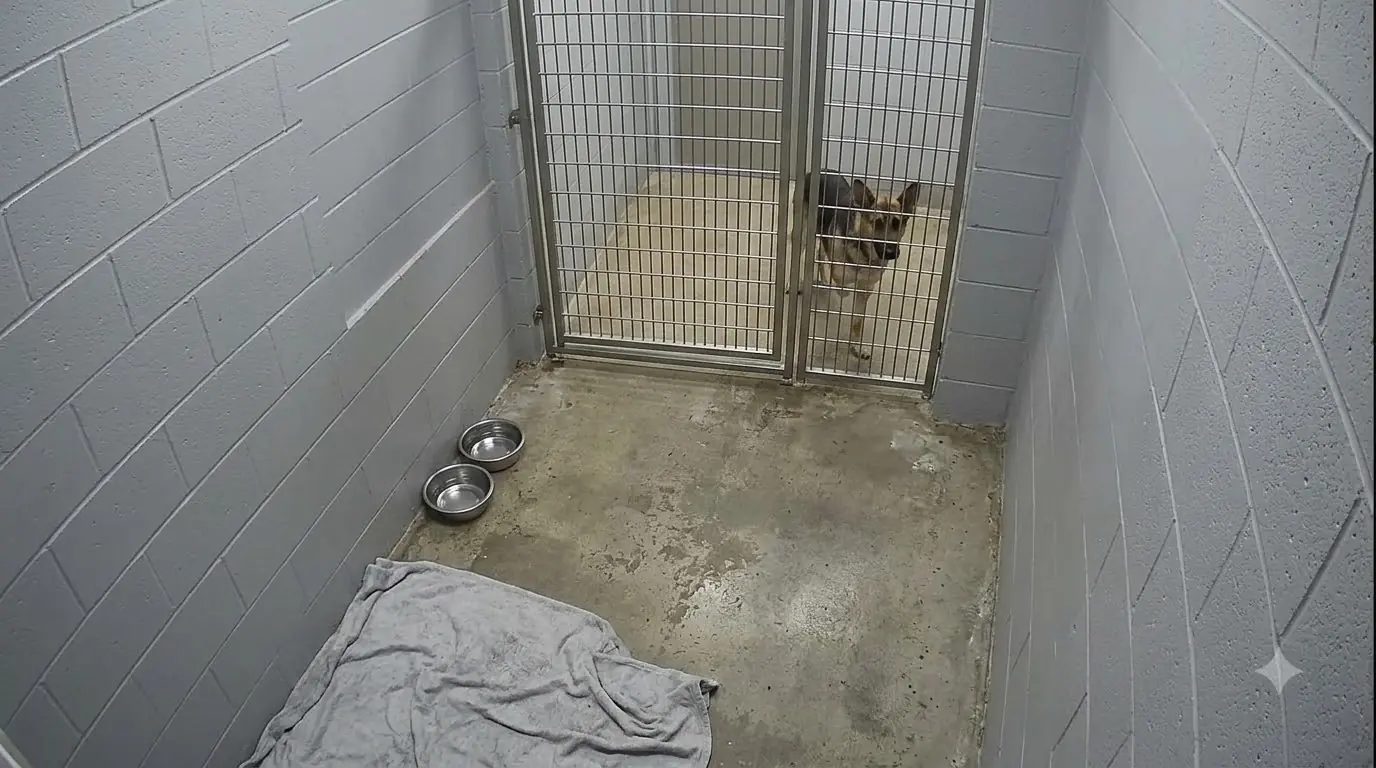 Three-Legged Rescue Dog Cooper Reached the Training-Yard Door Before His Leash Could Catch Up