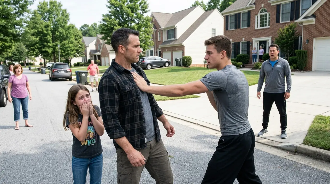 Rich Neighbor’s Black Belt Son Challenged a Quiet Single Dad — Then He Couldn’t Land a Single Punch