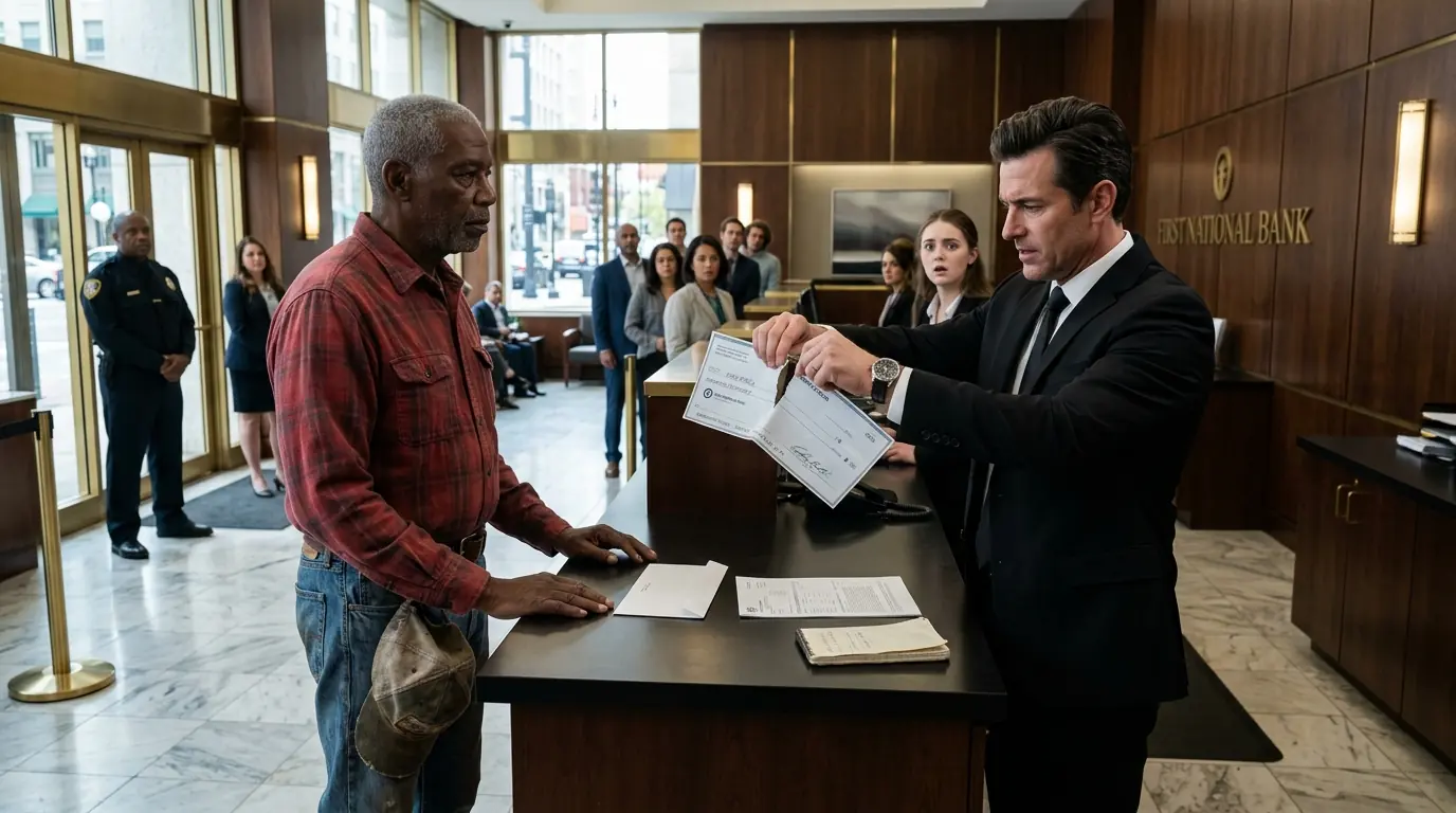 Bank Manager Destroyed a Farmer’s $2M Check — Seconds Later, Everyone Went Silent