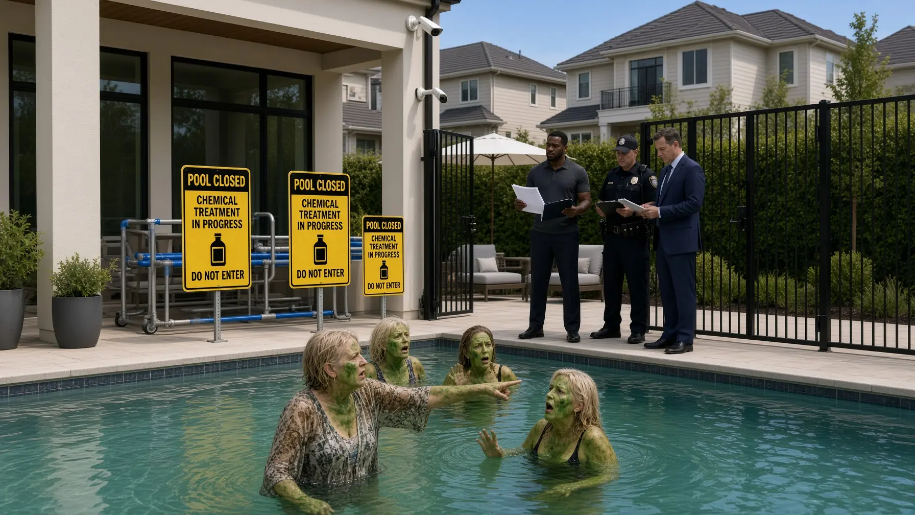HOA Karen Treated His Private Pool Like A Community Amenity — Then The Cameras Caught Everything