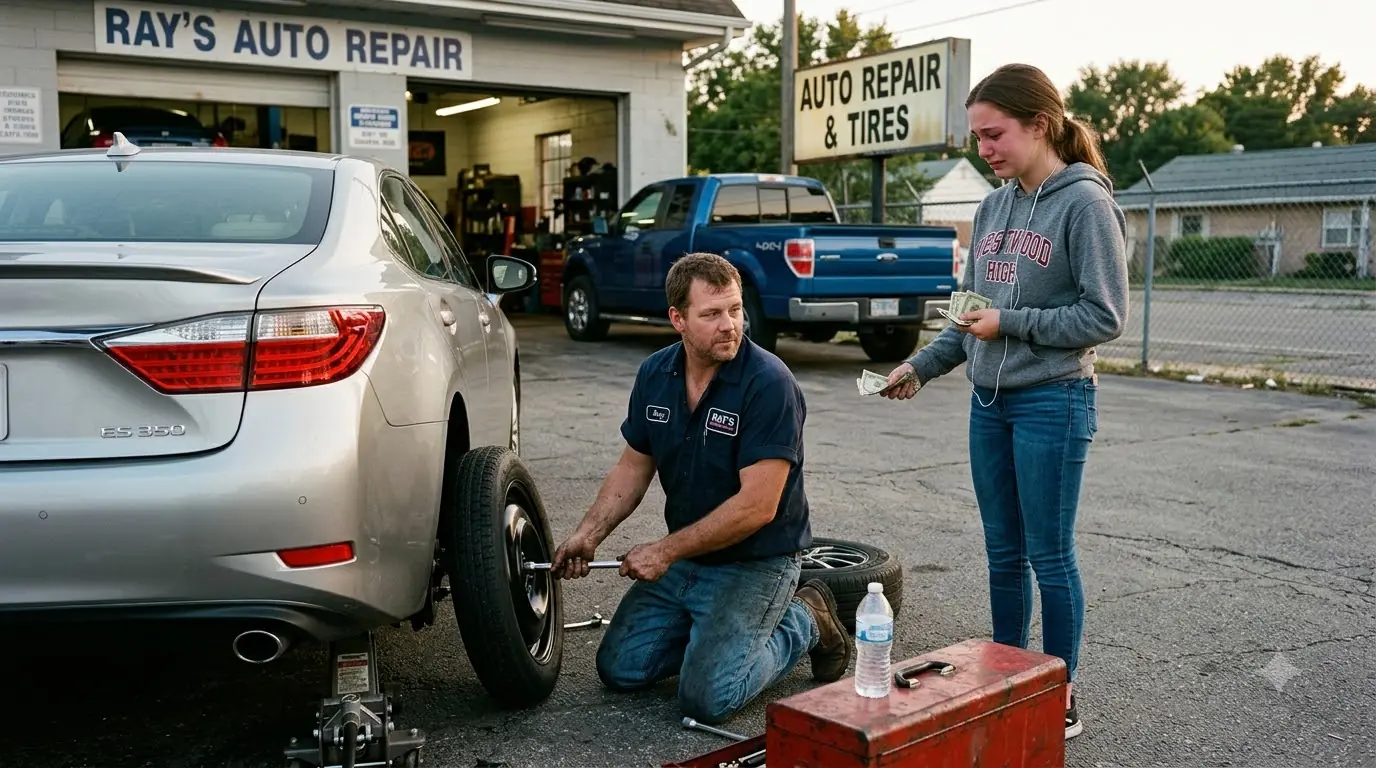 Mocked Single Dad Mechanic Fixes A Crying Teen’s Flat — The Next Day, The Billionaire Mom Called