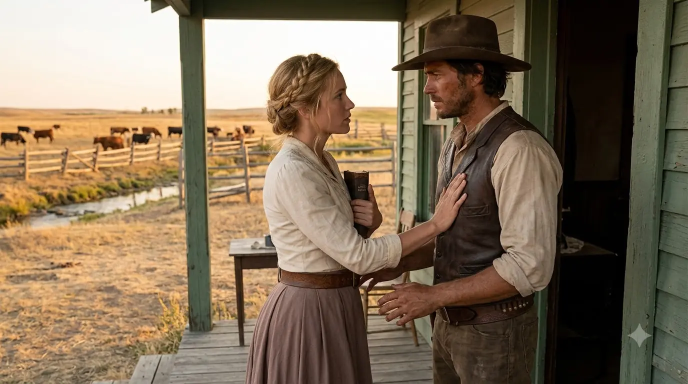 He Came Begging for a Ranch Job — Then the Widow Said, “I Didn’t Pray for a Cowboy. I Prayed for a Husband.”
