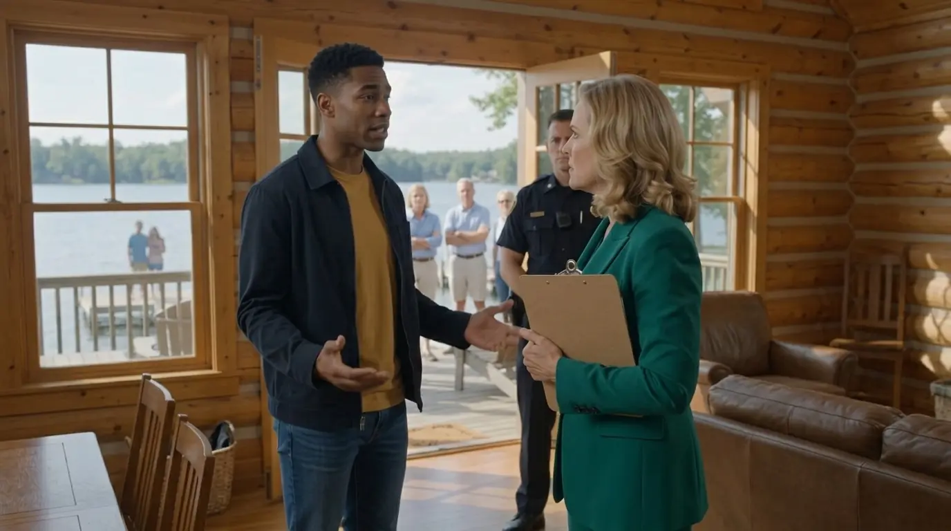 HOA President Called Police on a Black Man Inside a Million-Dollar Lake House — Then the Owner Walked In and Said, “That’s My Son”
