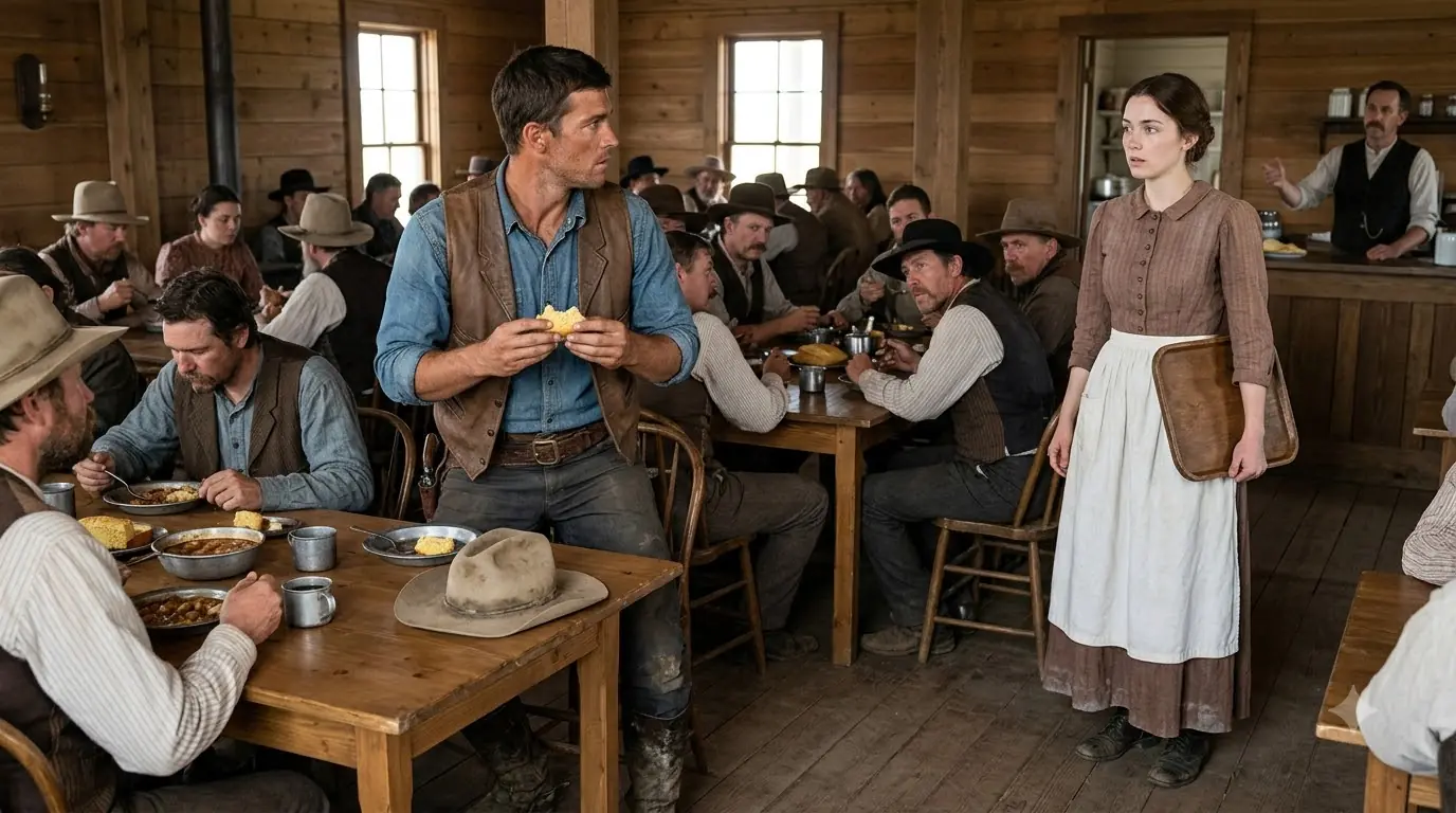 "Who Made This Cornbread?" The Young Rancher Asked — Then He Saw the Woman Everyone Looked Past