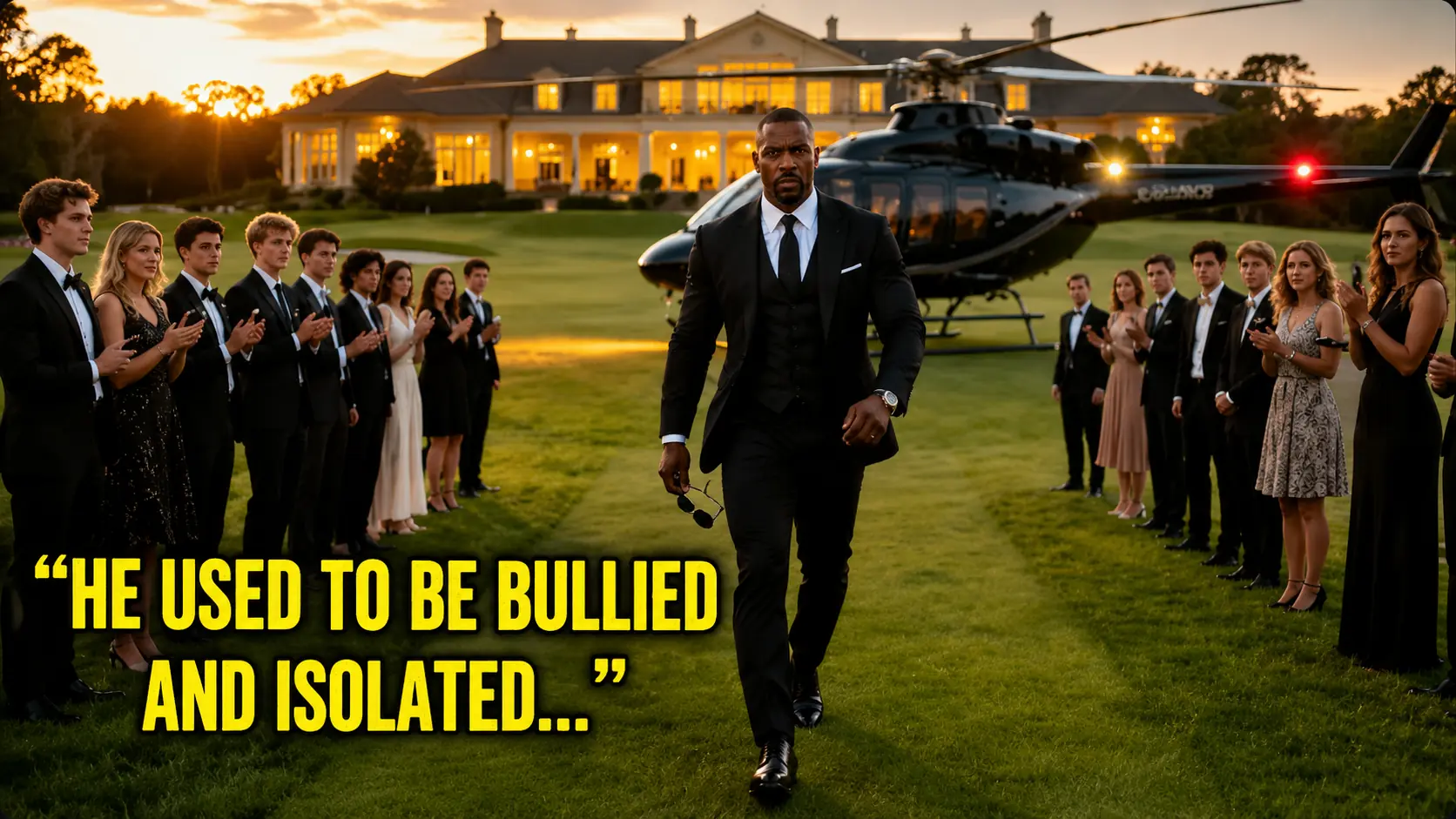 Bullies Invited the Black “Class Loser” to Their 10-Year Reunion to Mock Him — Then He Arrived by Helicopter
