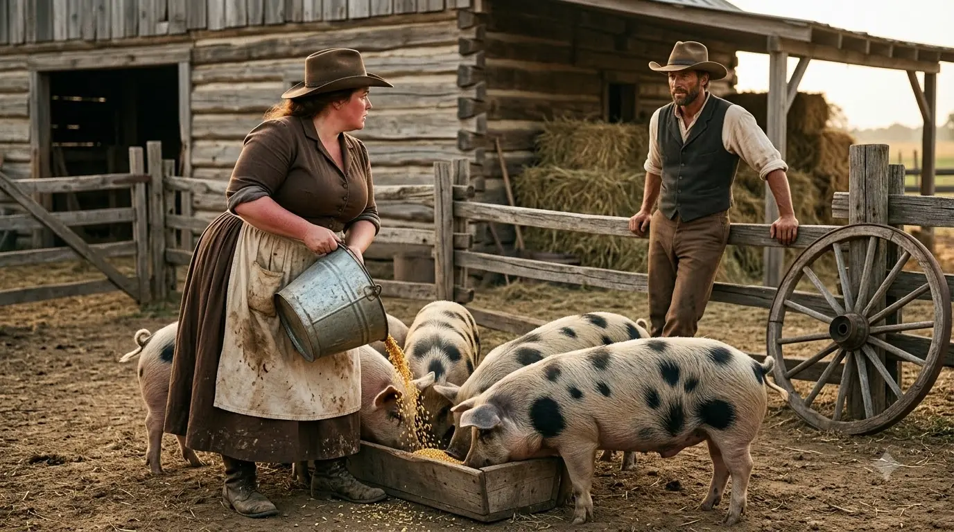 He Needed a Wife to Feed the Pigs — Then She Turned His Failing Farm Into the Pride of the County