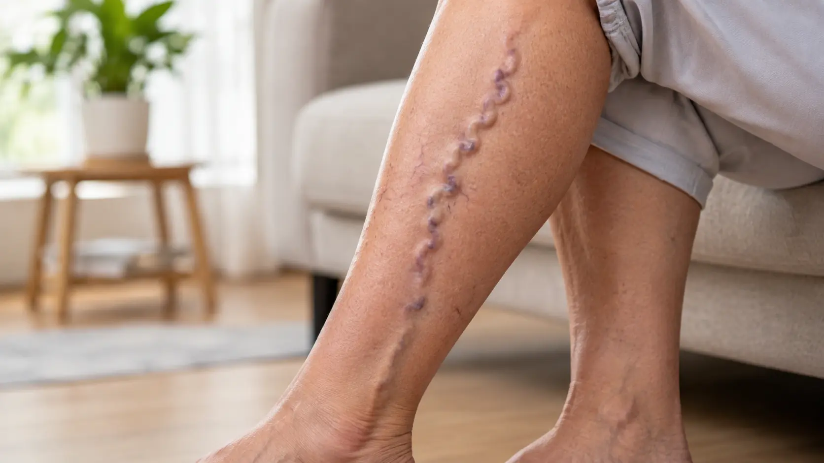 A Bulging Purple Vein on Your Leg? Here’s What It Could Mean