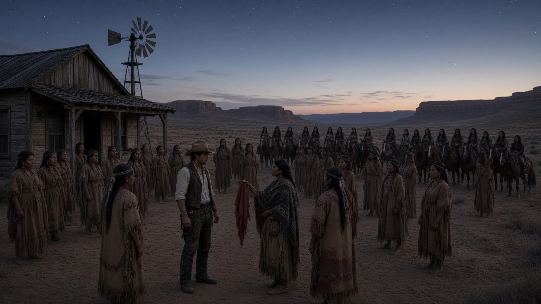 The Cowboy Found 200 Horses Stolen From The Tribe - 20 Apache Women Whispered: “Now We Are Yours”