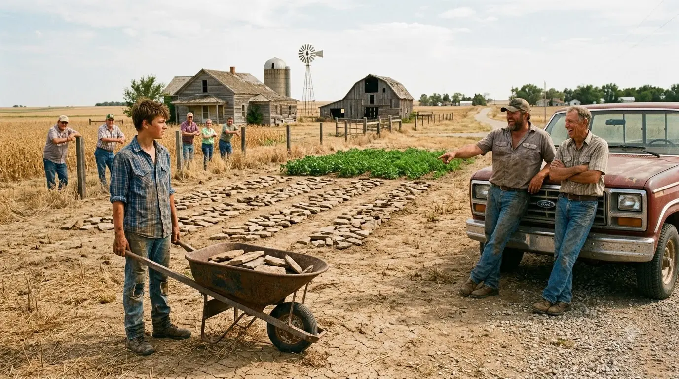 Everyone Laughed When the Poor Boy Filled His Farm With Stones — Until Harvest Came