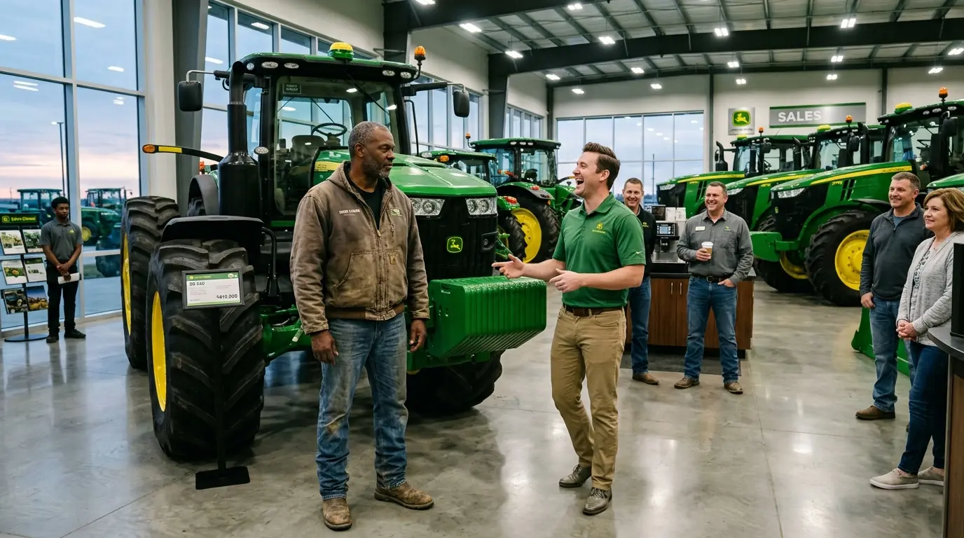 "I Want 12 John Deeres Today" Says The Black Farmer — The Dealer Laughs But Gets Shocked When Finds