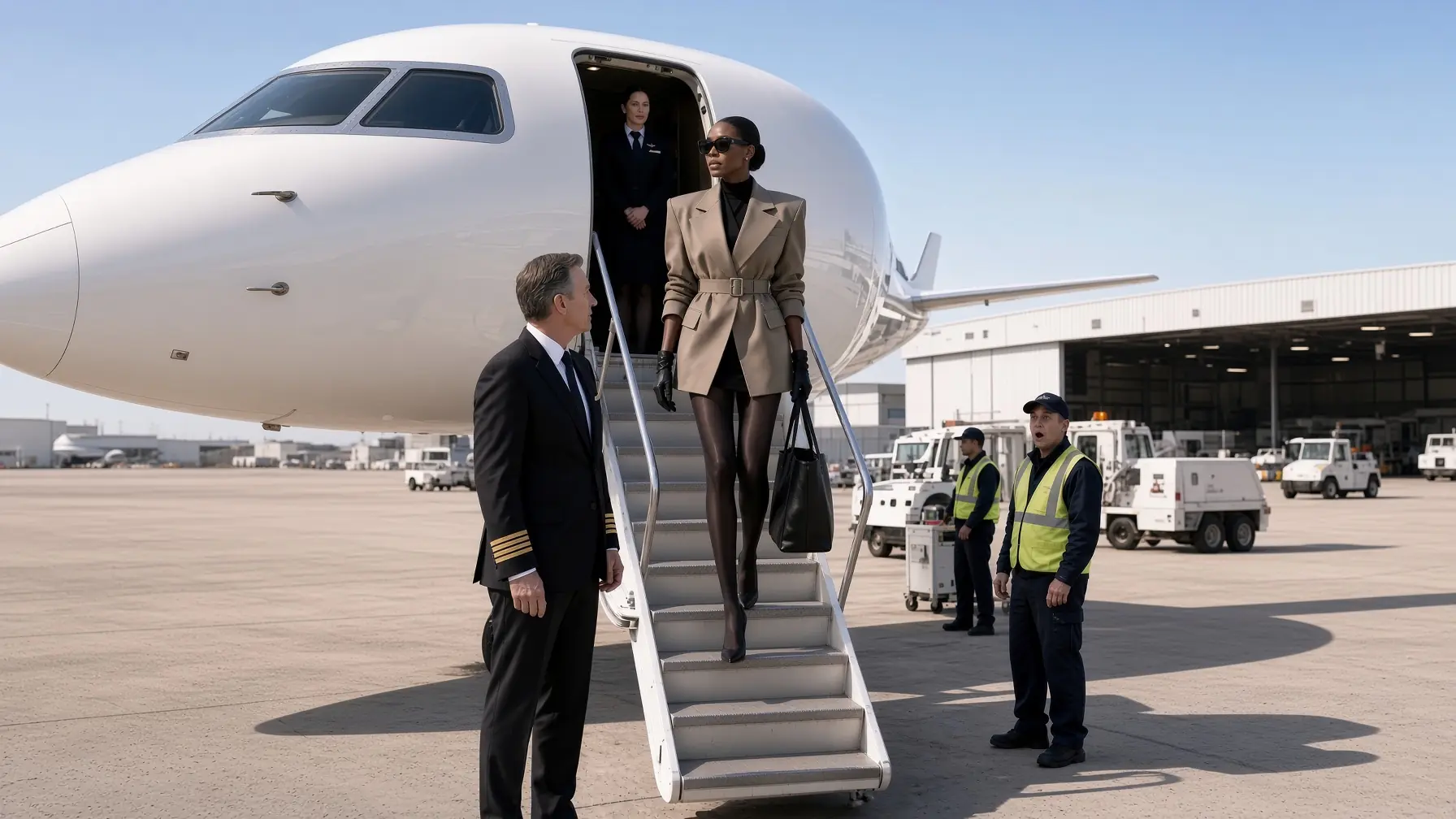 The Airport Manager Told Her She Didn’t Belong There — Then He Discovered She Owned The Company