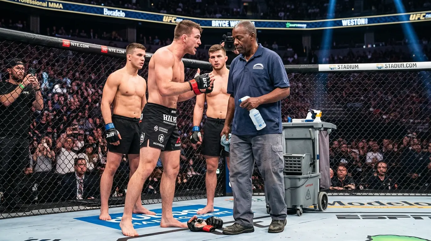 The MMA Star Mocked the Old Janitor in Front of Everyone — Then He Ordered His Men to Drag Him Into the Cage