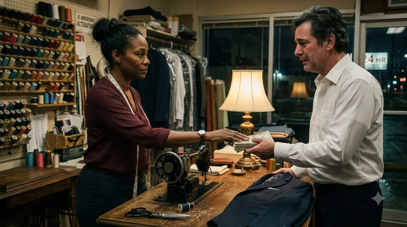 Poor Tailor Fixed Billionaire's Suit for Free — Next Day, Lawyers Arrived at Her Shop