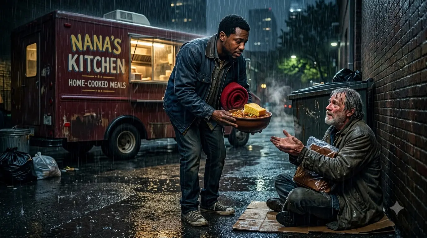 Poor Chef Gave Her Last Meal to a Homeless Man — Not Knowing He Was the World’s Top Food Critic