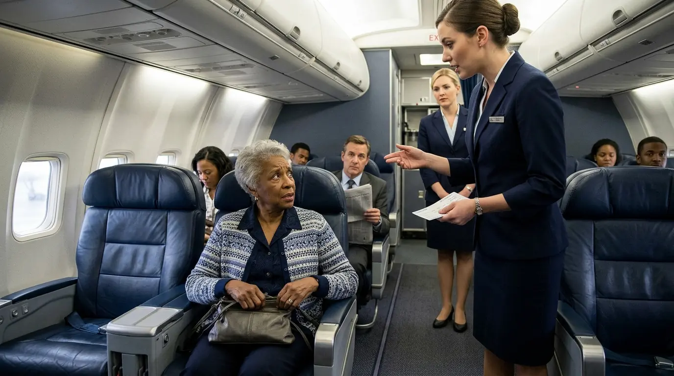 Attendant Removes Elderly Black Woman From First Class — Unaware She's the Airline CEO's Mother