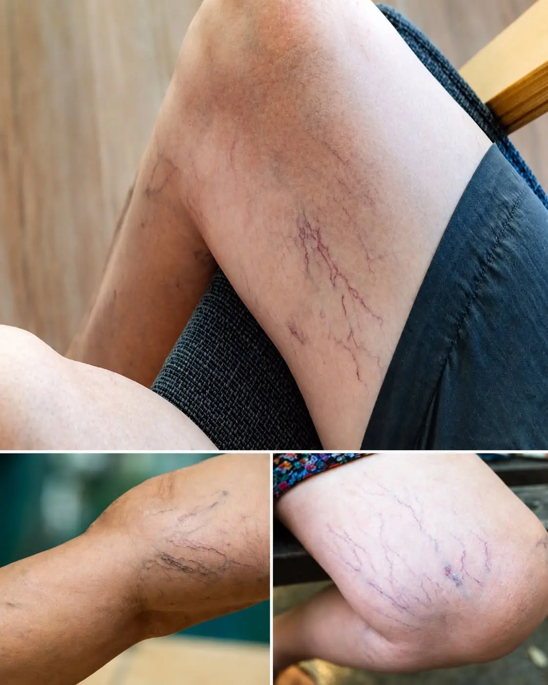 If you have purple veins on your legs, it means you are…
