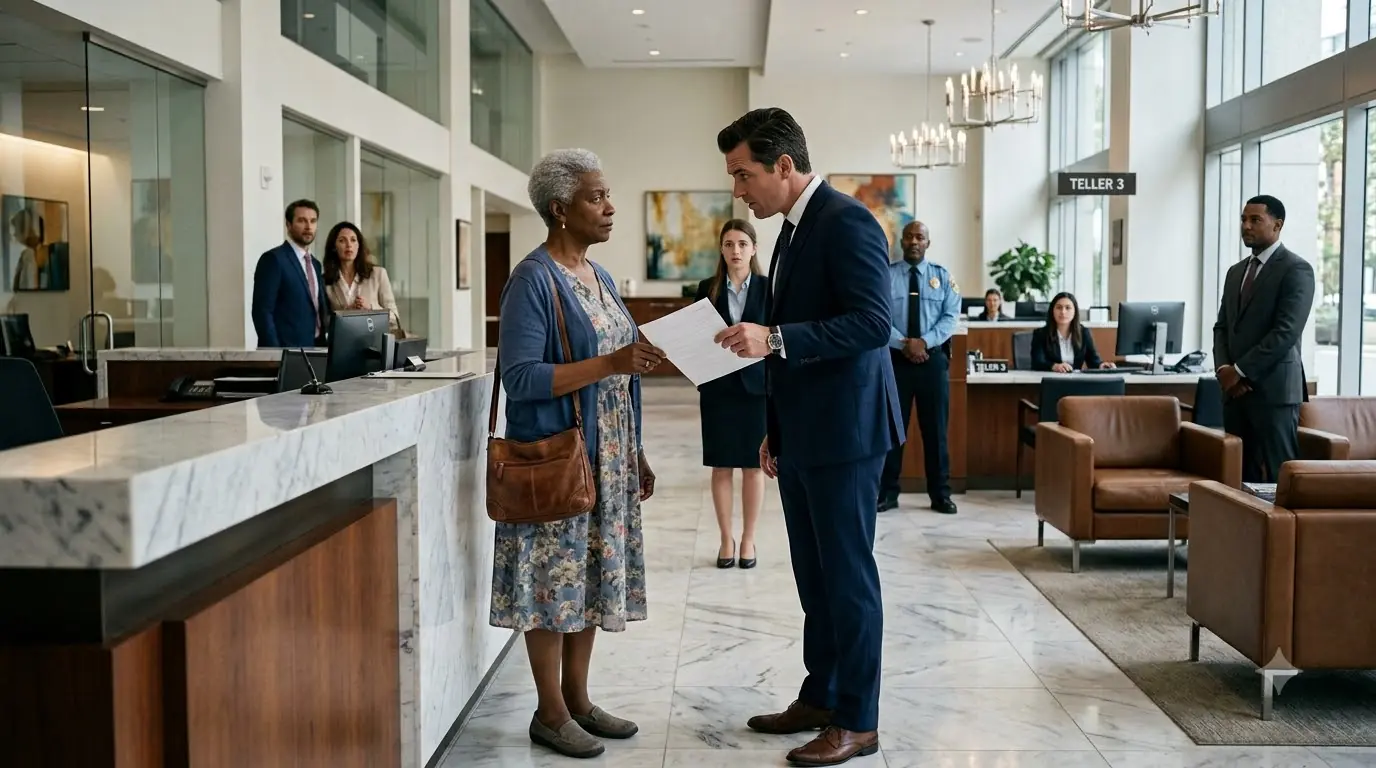 Elderly Woman Went to the Bank to Withdraw Money — Manager Laughed Until Seeing What’s Inside