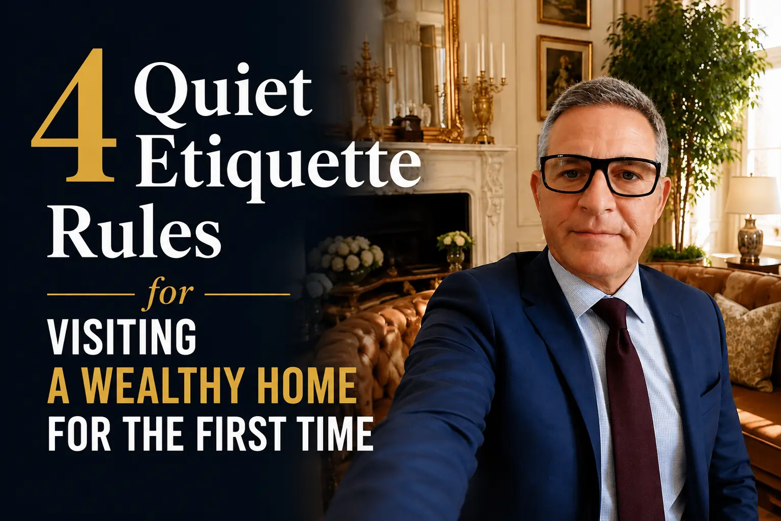 4 Quiet Etiquette Rules for Visiting a Wealthy Home for the First Time