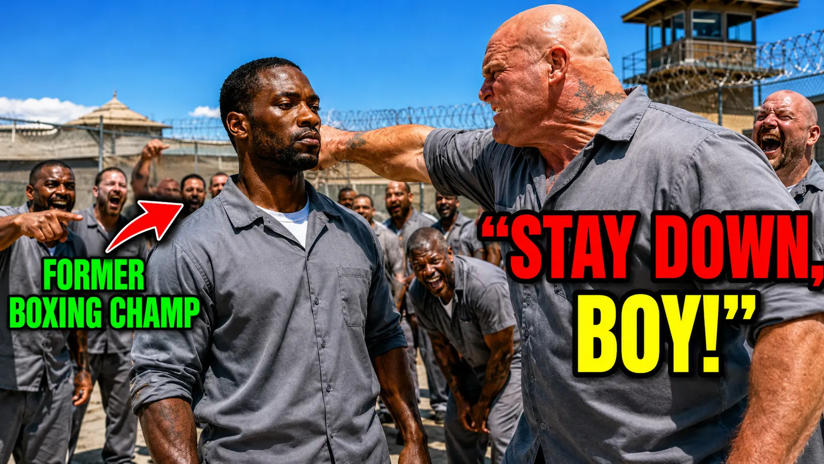 Prison Bully Slapped the New Black Inmate for Fun — Unaware He Was a Boxing Champion