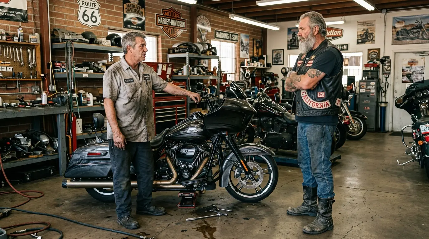 A Mechanic Fixed a Bike Without Charge — Then the Hells Angels Came Back With a Surpris
