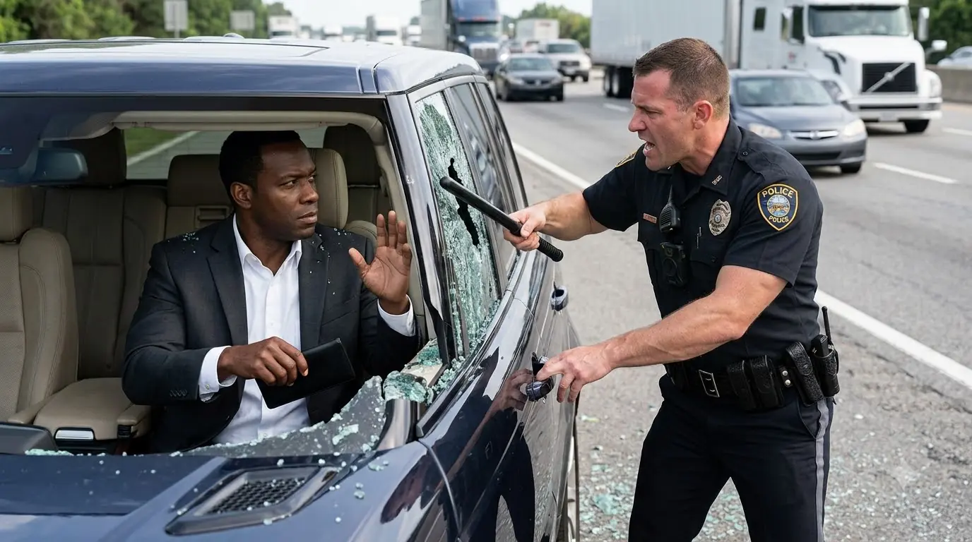 The Trooper Smashed His Range Rover Window — Then the Credential Case Made Him Lower the Baton