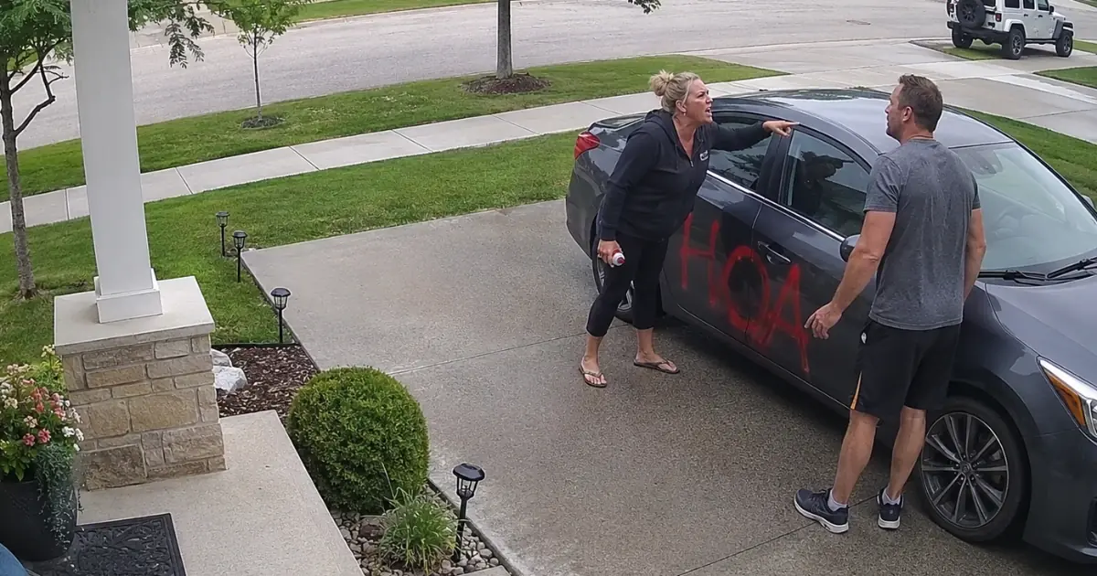 HOA Woman Vandalized a Black Man’s Car — Then His Neighbor Showed Him the Camera Footage
