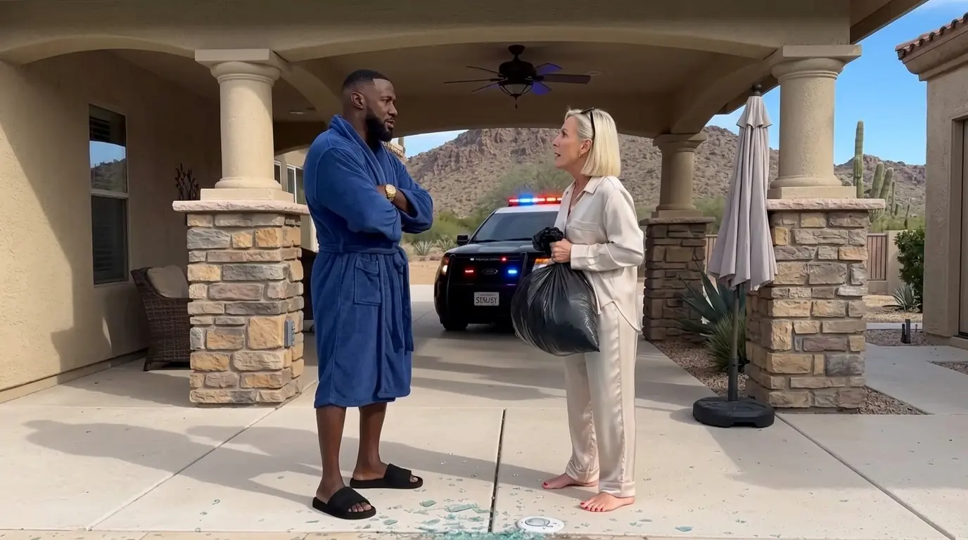 The HOA President Thought He’d Left Town — Then He Walked Back In While She Was Pouring Broken Glass Into His Pool