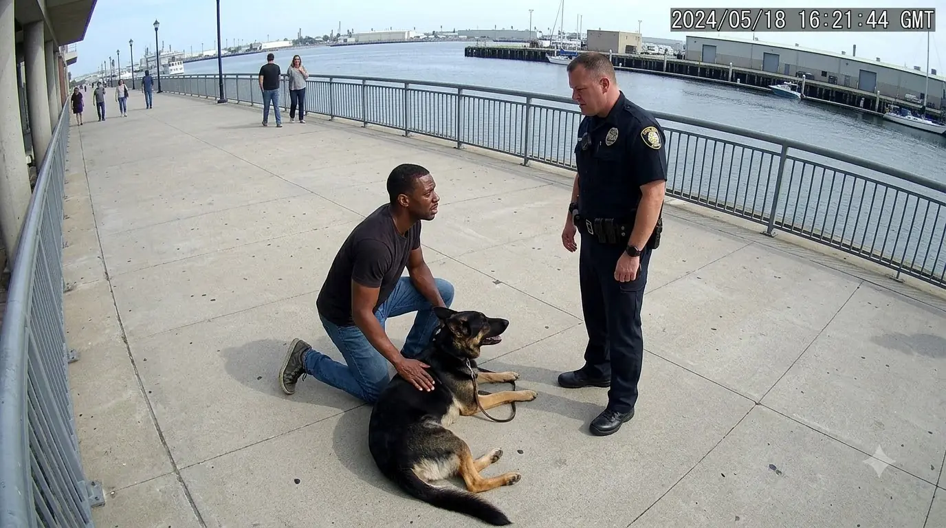 Cop Kicks Black Man's "Dangerous" Dog  — Seconds Later, His Face Went Pale