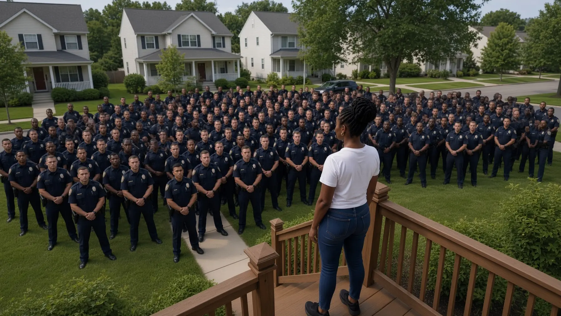 30 Cops Targeted Her Home — Then Her Phone Call Exposed The Trap