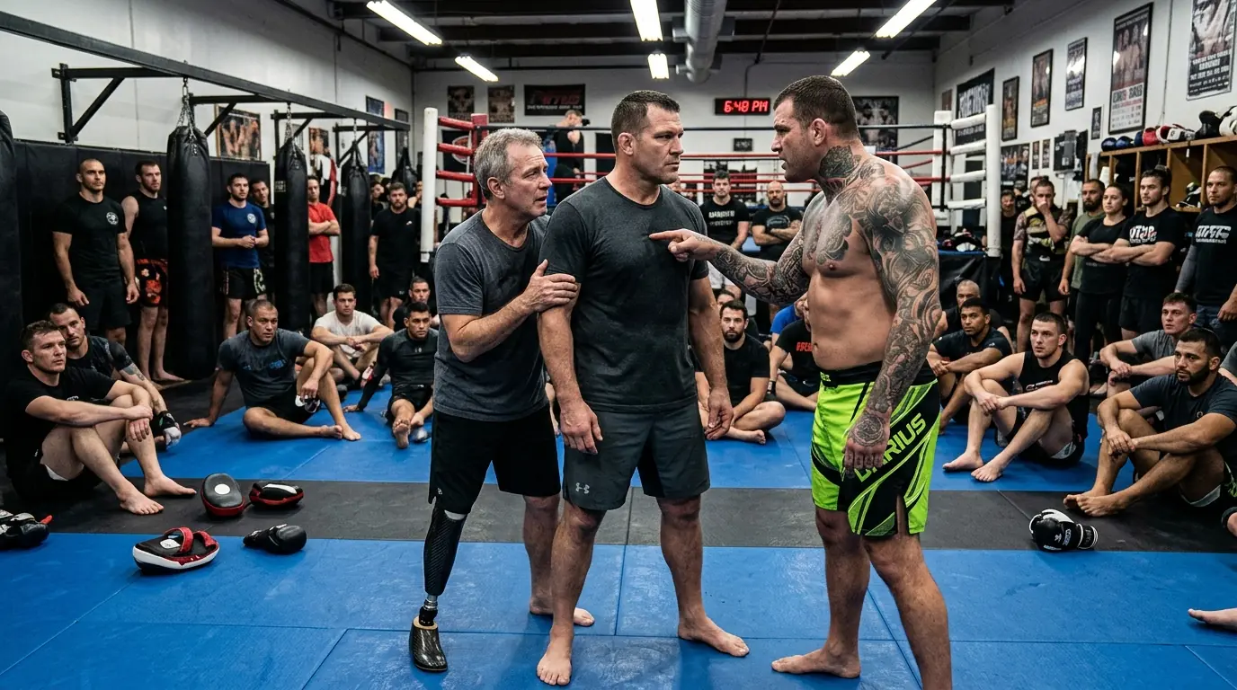 The MMA Bully Shoved the Disabled Man Down — Then His Quiet Friend Stepped Between Them