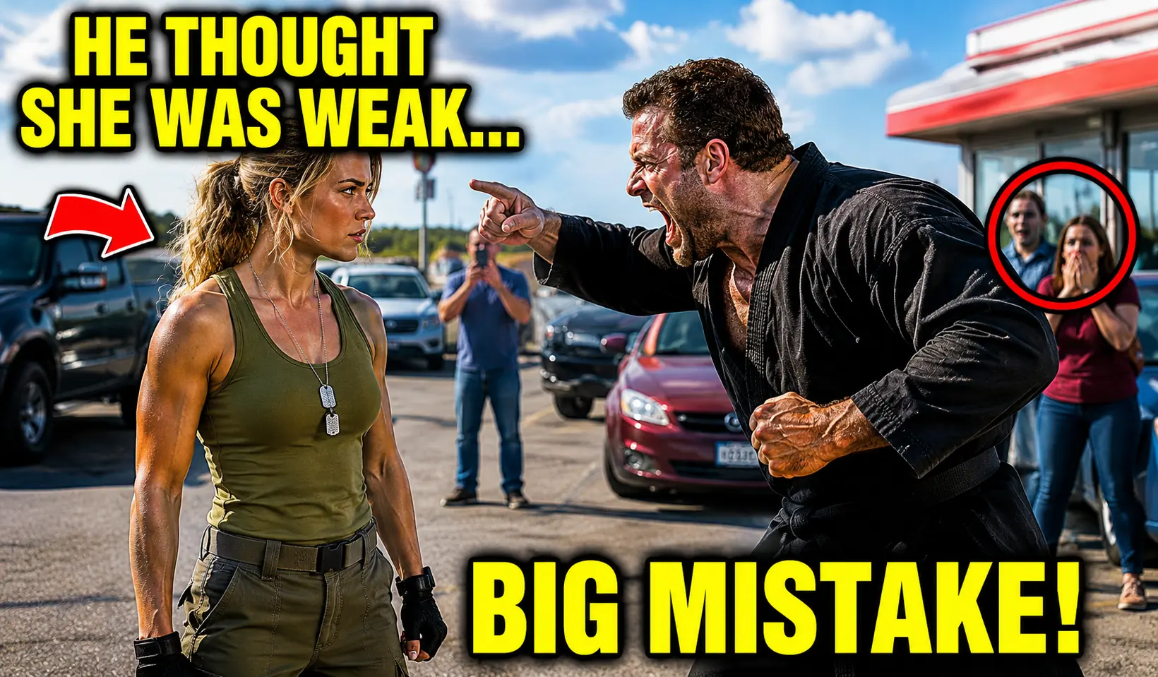 “Last Warning!” She Said — The Black Belt Ignored Her and Faced an Elite Combat Master