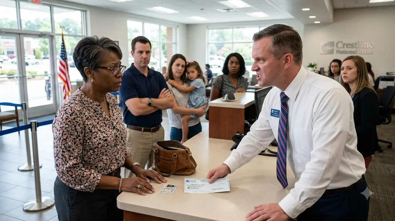 Teller Rips Black Woman's $8,500 Check Calling It "Fake" — One Call Later He's Banned From Banking