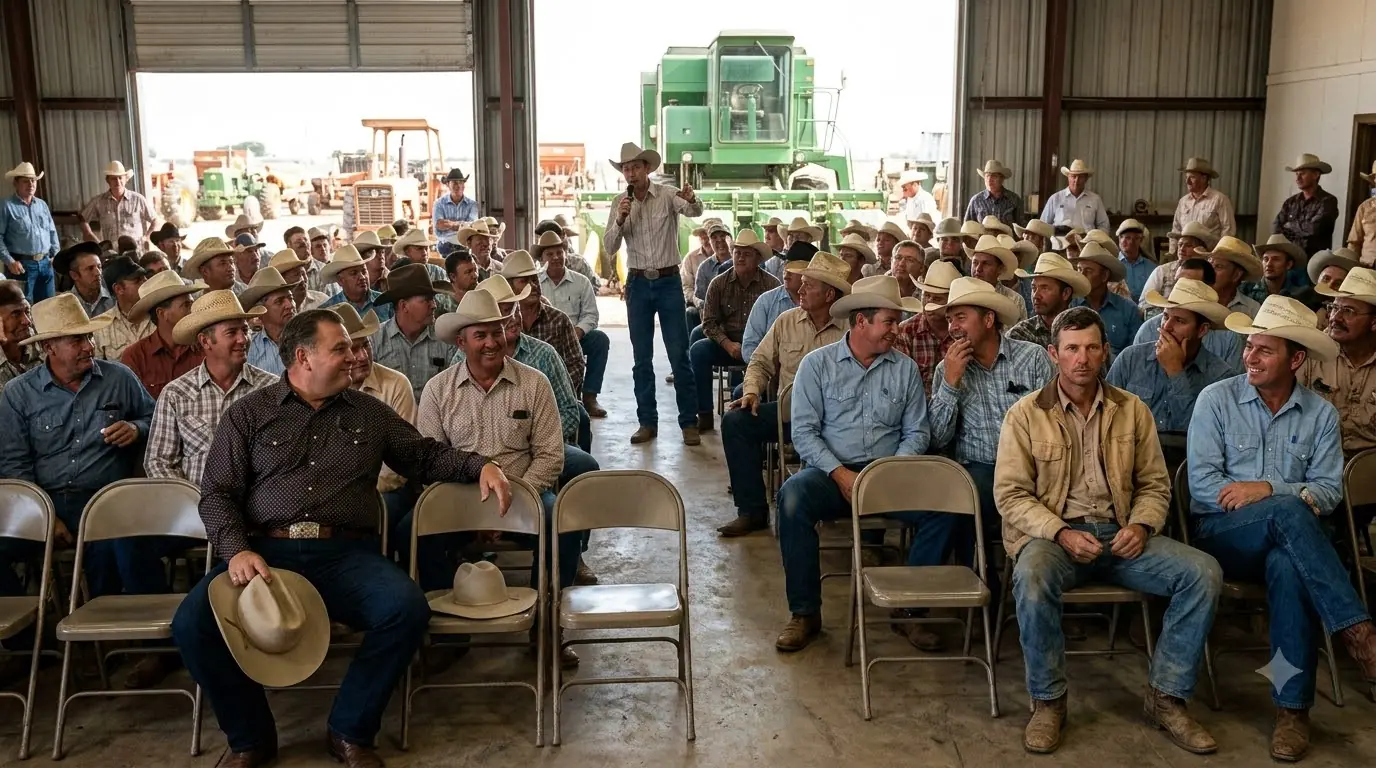 Everyone Laughed at the Poor Farmer Raised His Paddle — Then the Entire Auction Froze