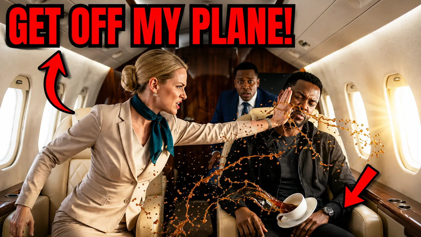 Attendant Slapped a Black CEO on His Private Jet — 8 Minutes Later, She Lost Everything