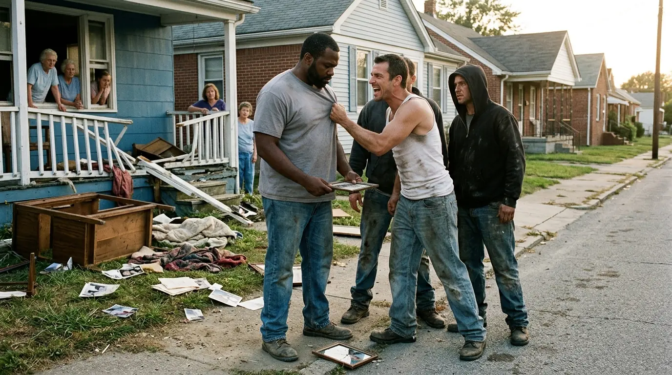 They Tore Apart His Mother’s House and Mocked Him — Then the Leader Shoved Him Too Far