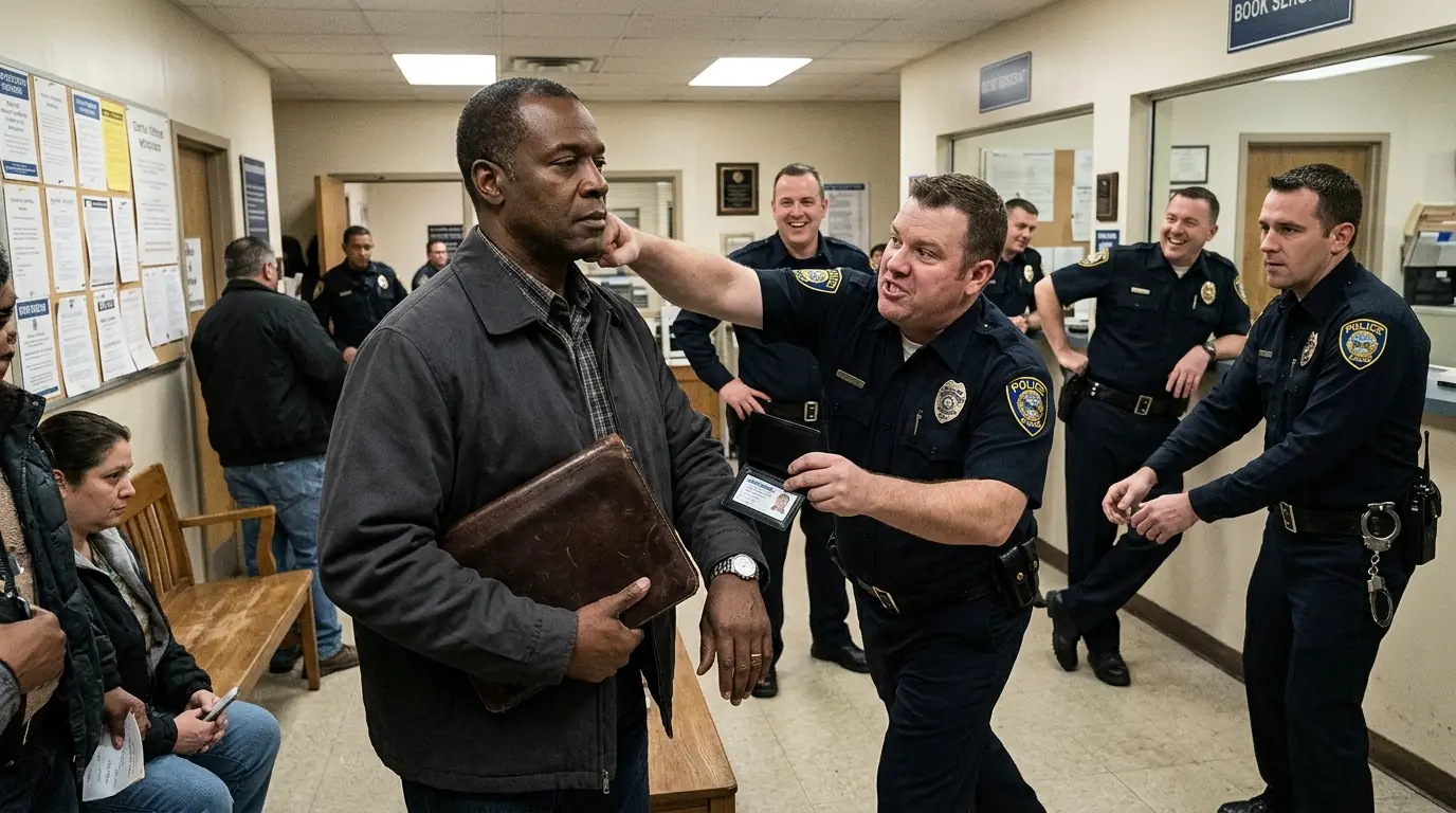 He Punched the Quiet Black Man Inside the Station — Then Every Door Locked at Once