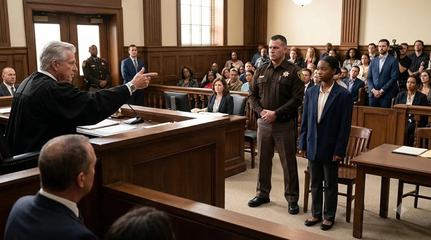 Black Girl Told the Judge, “I’ll Defend My Dad” — Then She Quoted the Law He Couldn’t Ignore