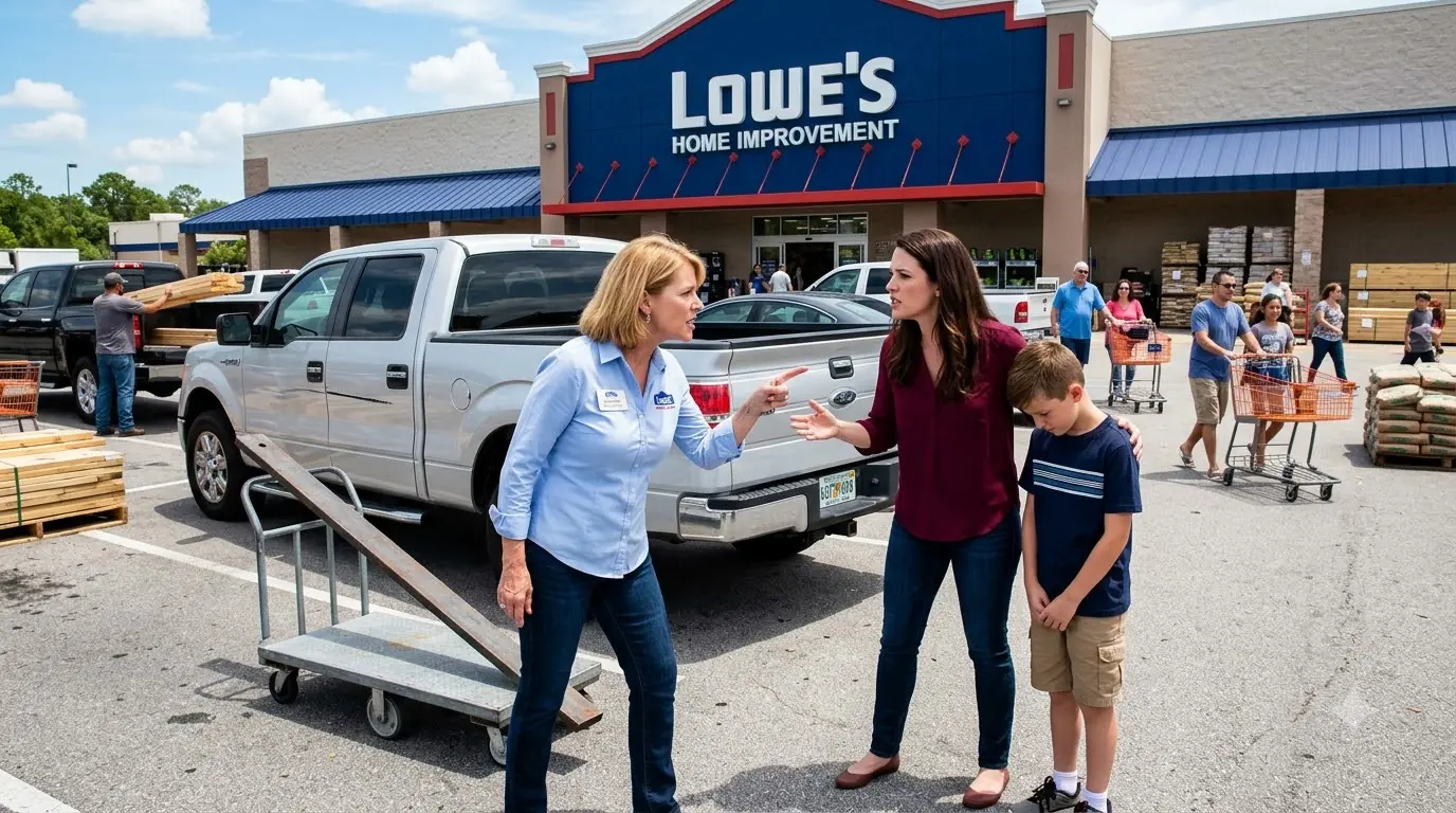 She Blamed a 10-Year-Old Boy for Scratching Her Truck — Then the Security Footage Showed What Happened Before He Arrived